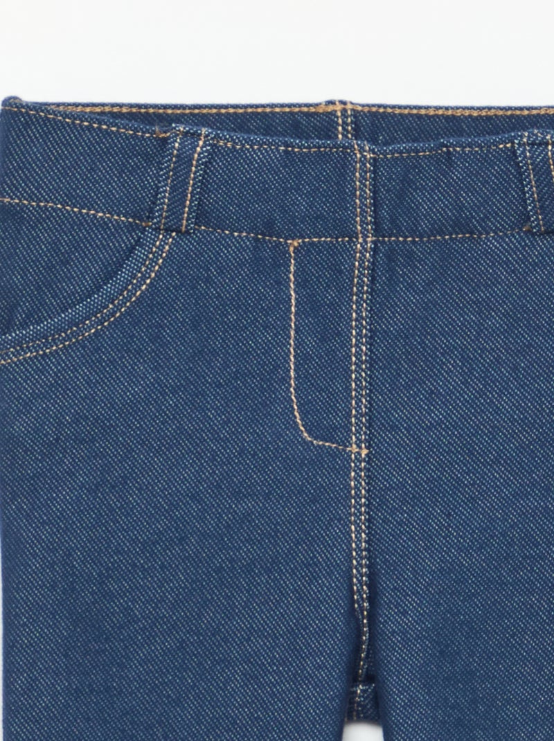 Pantalón tregging slim Azul - Kiabi