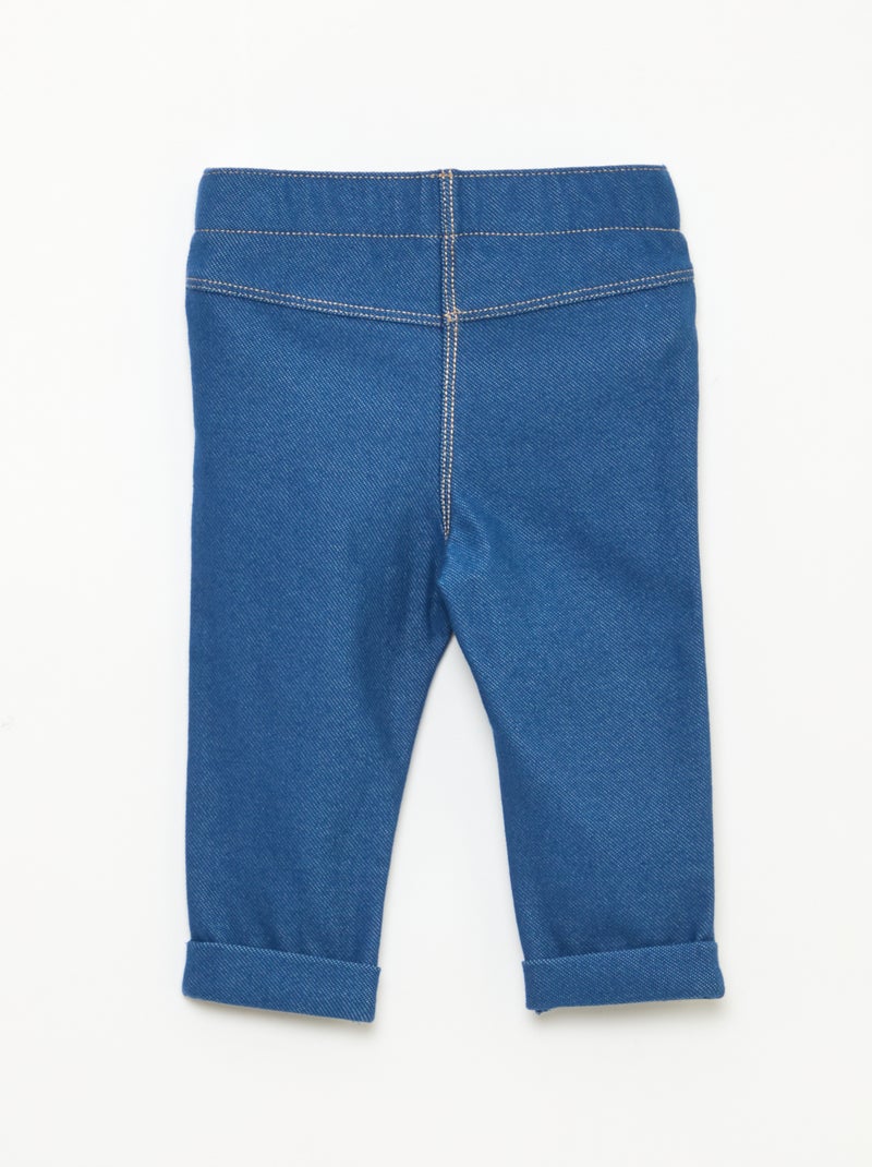 Pantalón tregging slim Azul - Kiabi
