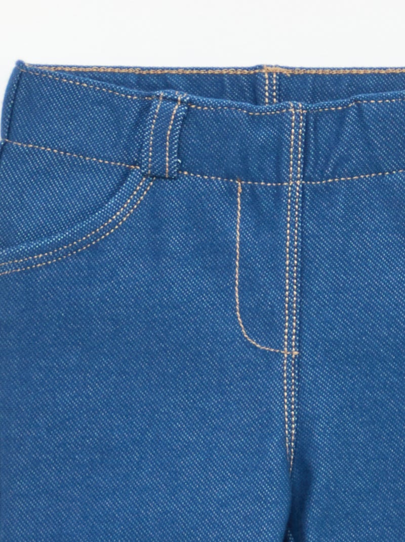Pantalón tregging slim Azul - Kiabi