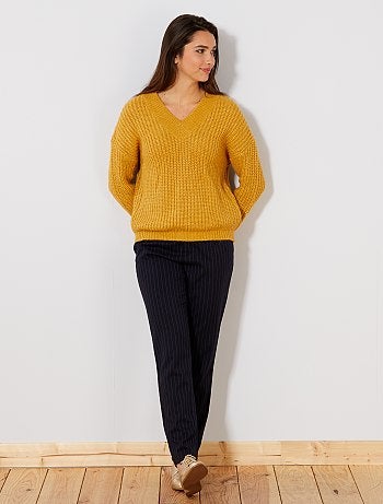 Kiabi pinzas Pantalón vaporoso vaporoso con Pantalón wz1fXv