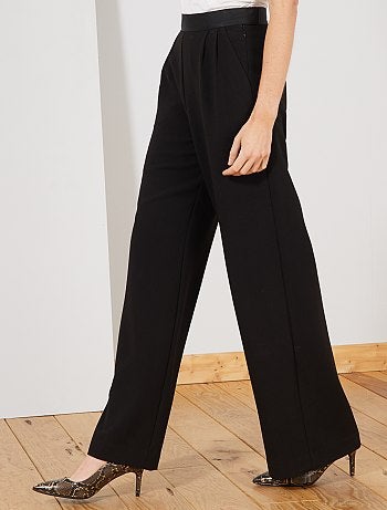 Pantalón vaporoso con pinzas - Kiabi