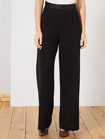 Pantalón vaporoso con pinzas - Kiabi