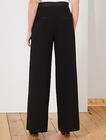 Pantalón vaporoso con pinzas - Kiabi