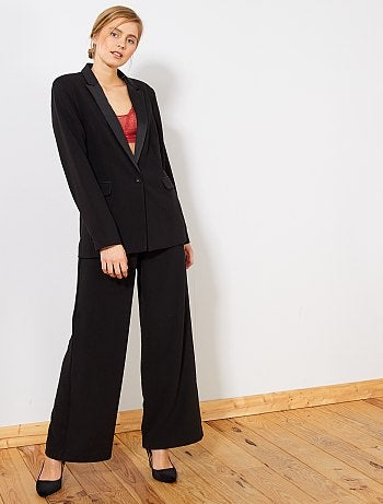 Pantalón vaporoso con pinzas - Kiabi