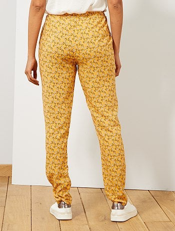 Pantalón vaporoso estampado - Kiabi