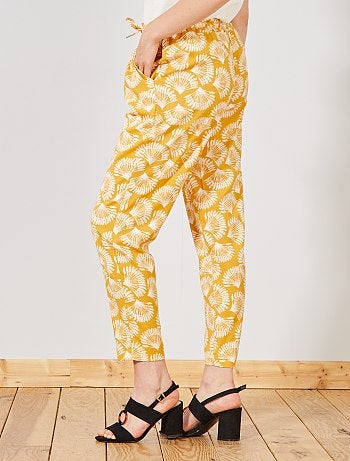 Pantalón vaporoso estampado - Kiabi
