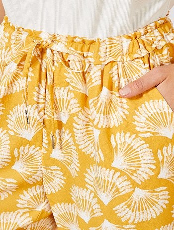 Pantalón vaporoso estampado - Kiabi