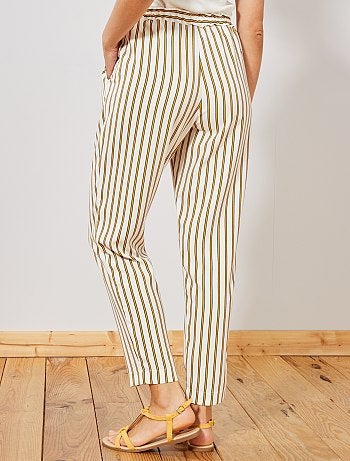 Pantalón vaporoso estampado - Kiabi