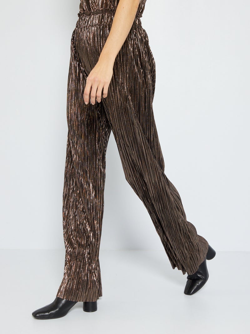 Pantalón vaporoso GRIS - Kiabi