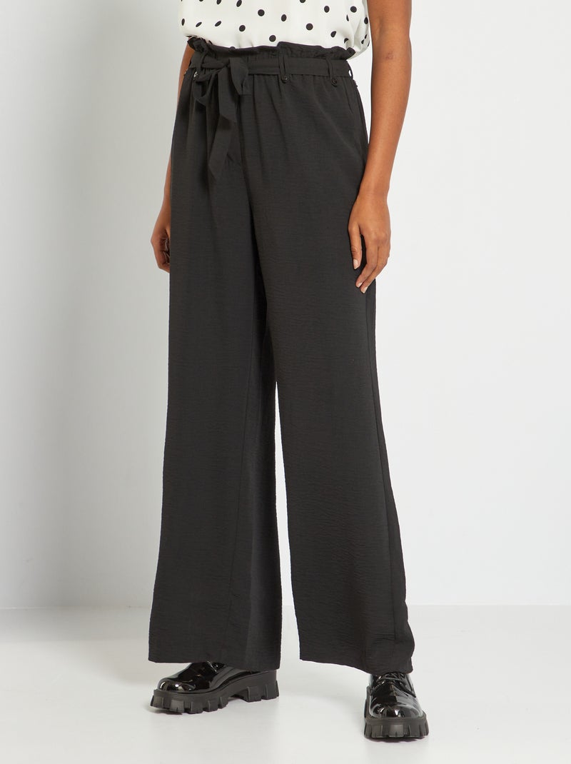 Pantalón vaporoso 'Jacqueline de Yong' negro - Kiabi
