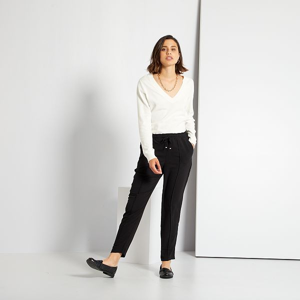 Pantalón vaporoso null - negro - Kiabi - 15,00€