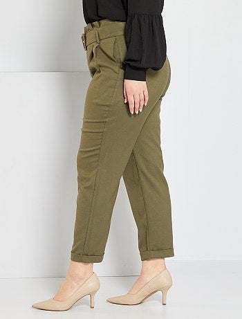 Pantalones de - caqui - Kiabi
