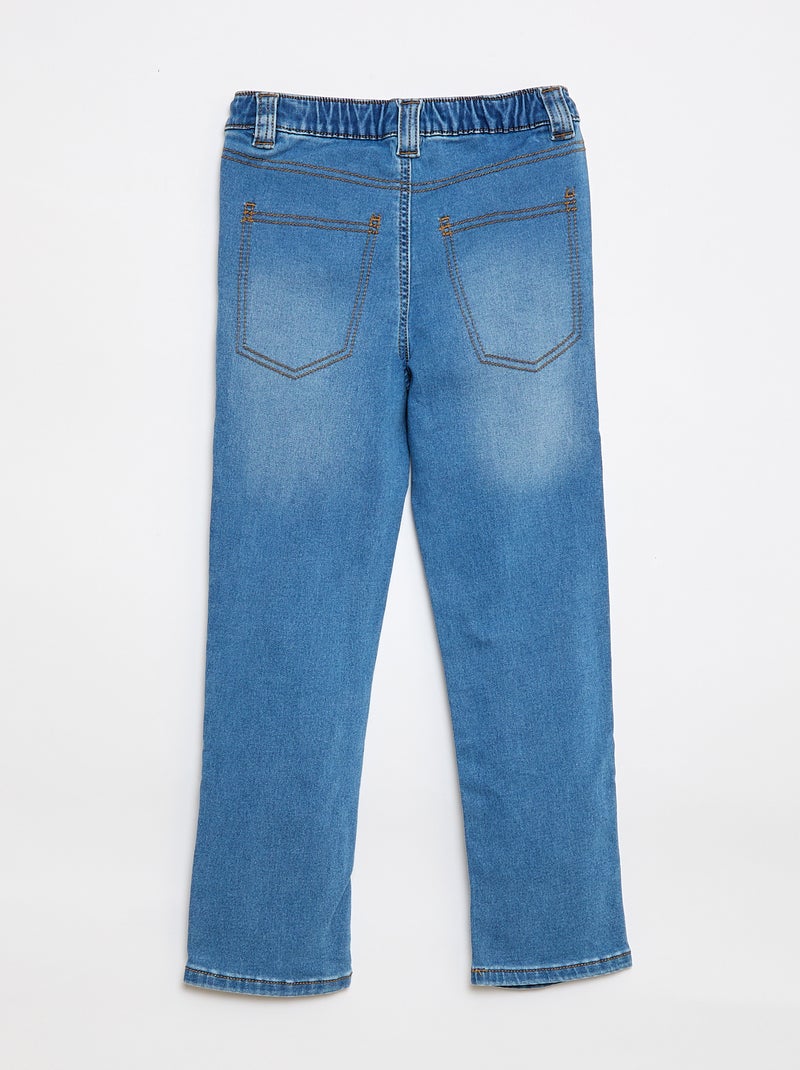 Pantalón vaquero - colección fácil de poner AZUL - Kiabi