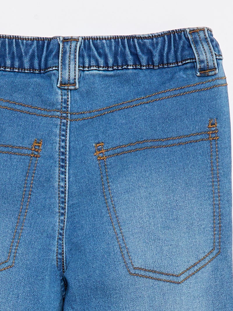 Pantalón vaquero - colección fácil de poner AZUL - Kiabi