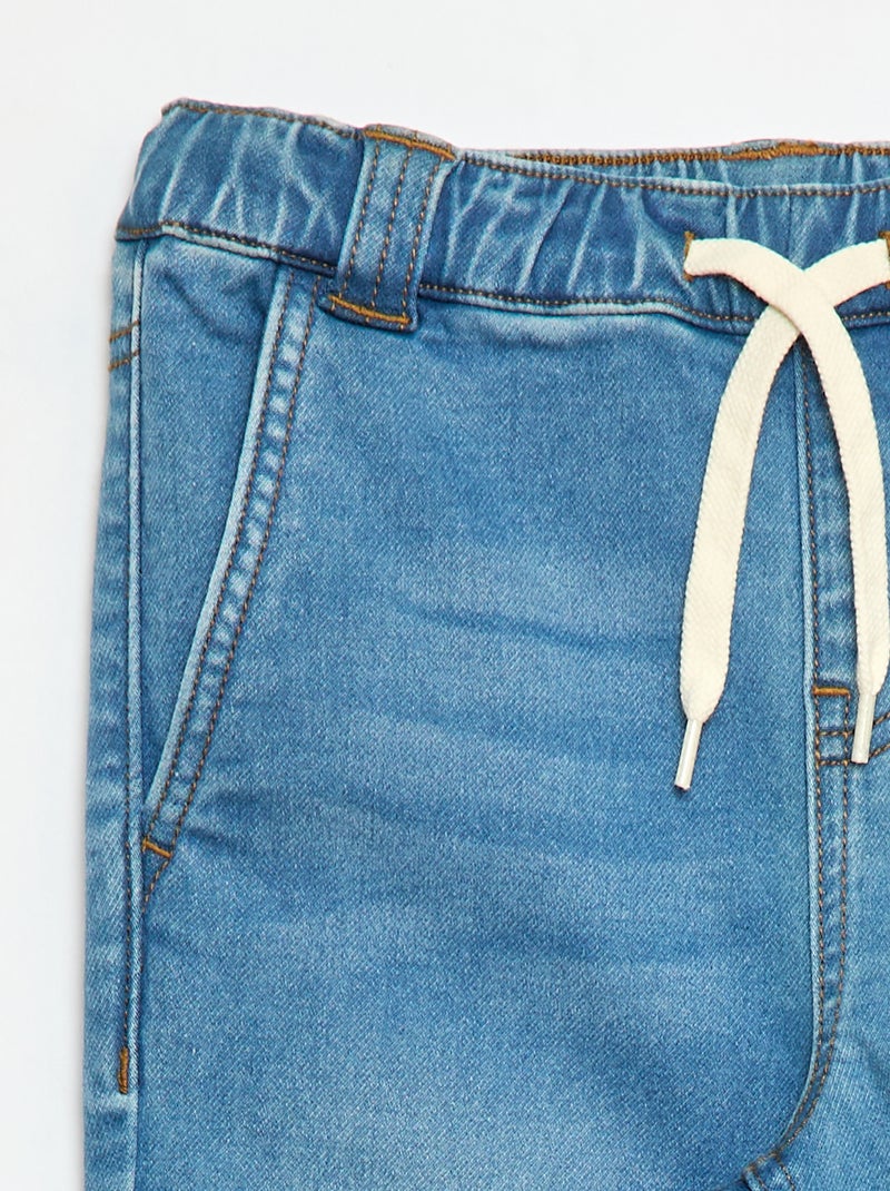 Pantalón vaquero - colección fácil de poner AZUL - Kiabi