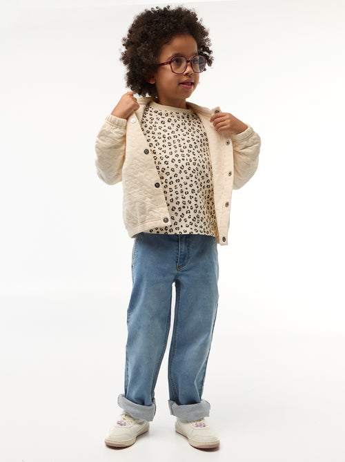 Pantalón vaquero - colección fácil de poner - Kiabi