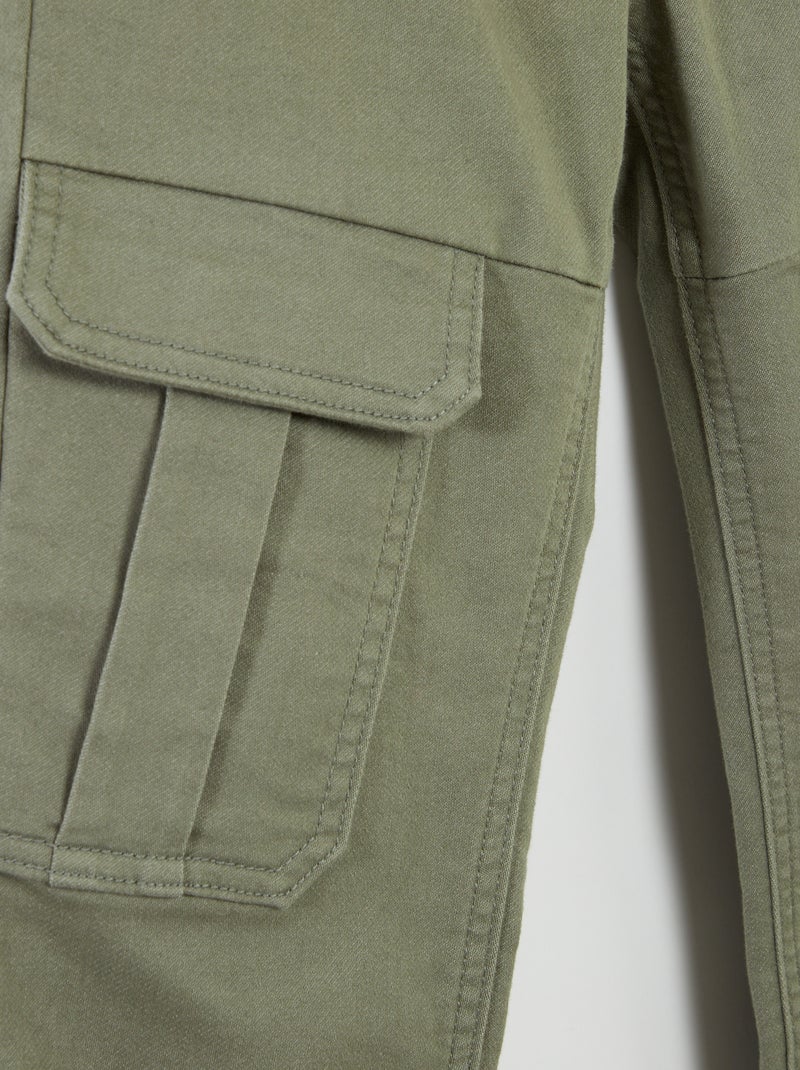 Pantalón vaquero - colección fácil de poner VERDE - Kiabi