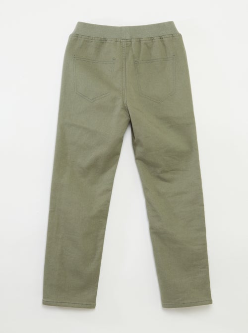 Pantalón vaquero - colección fácil de poner - Kiabi