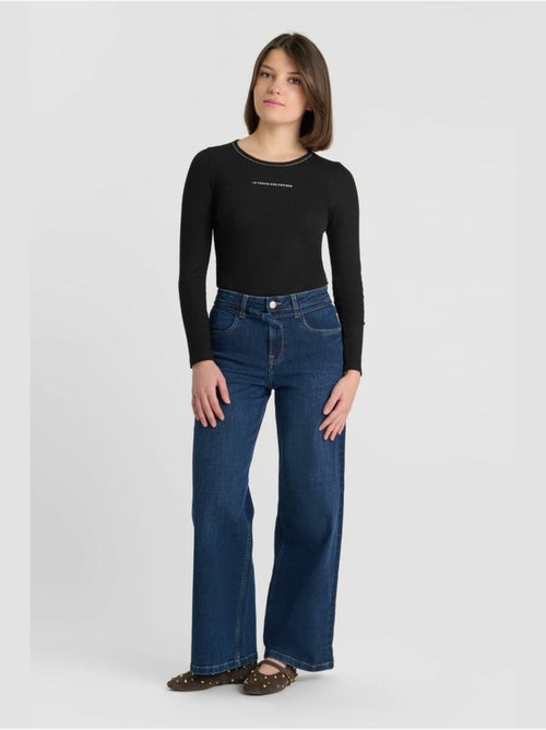 Pantalón vaquero amplio y holgado lexygi - Kiabi Pantalón vaquero amplio y holgado lexygi - Kiabi
