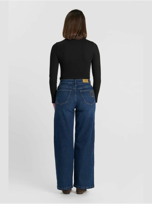 Pantalón vaquero amplio y holgado lexygi - Kiabi Pantalón vaquero amplio y holgado lexygi - Kiabi