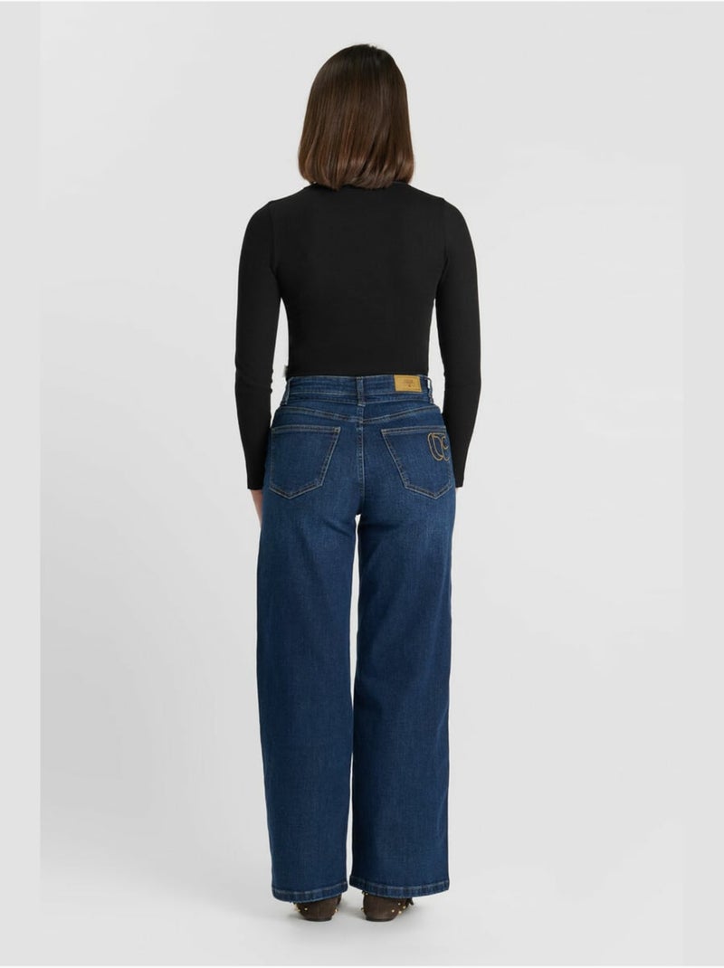 Pantalón vaquero amplio y holgado lexygi Azul - Kiabi