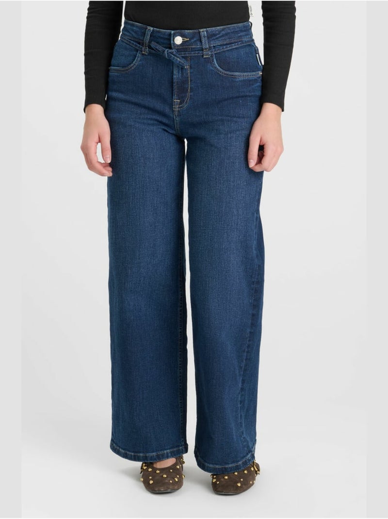 Pantalón vaquero amplio y holgado lexygi Azul - Kiabi