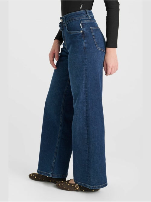 Pantalón vaquero amplio y holgado lexygi - Kiabi Pantalón vaquero amplio y holgado lexygi - Kiabi