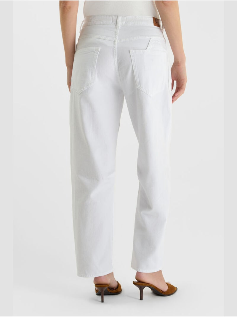 Pantalón vaquero amplio y holgado madie Blanco - Kiabi