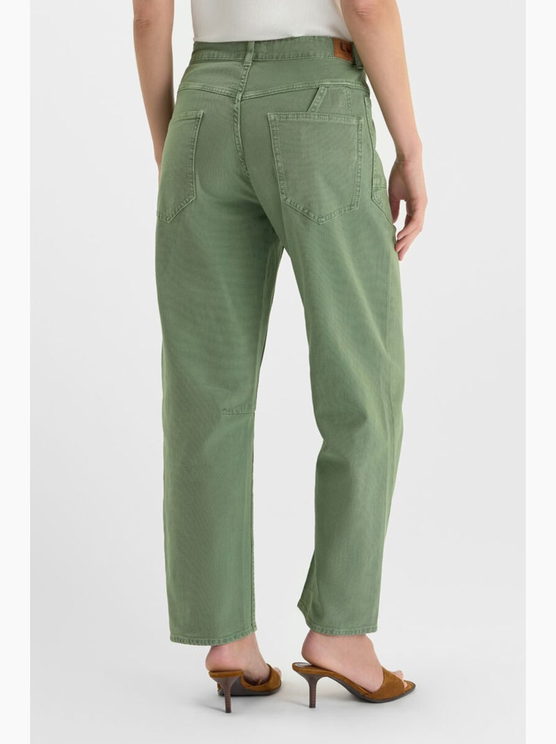 Pantalón vaquero amplio y holgado madie Caqui - Kiabi
