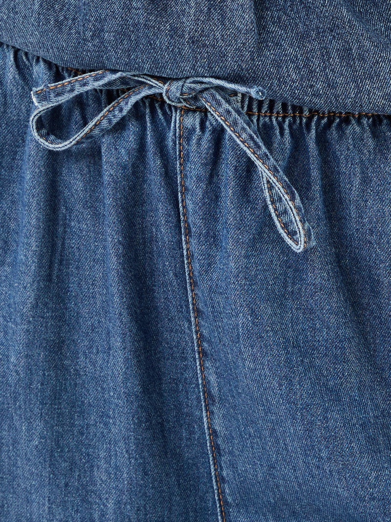 Pantalón vaquero ancho Azul - Kiabi