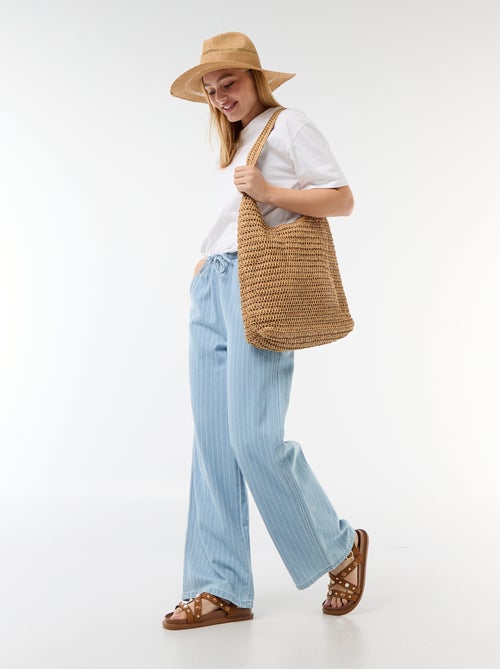 Pantalón vaquero ancho - Kiabi