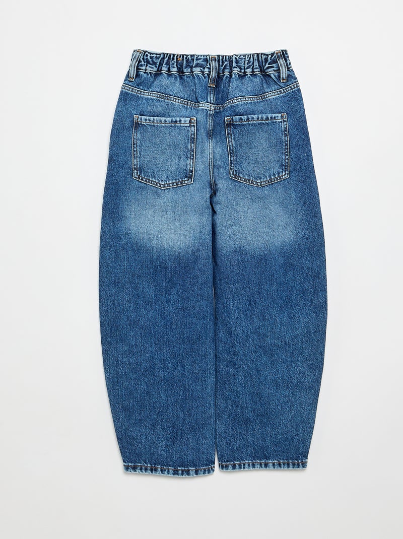 Pantalón vaquero ancho Azul - Kiabi