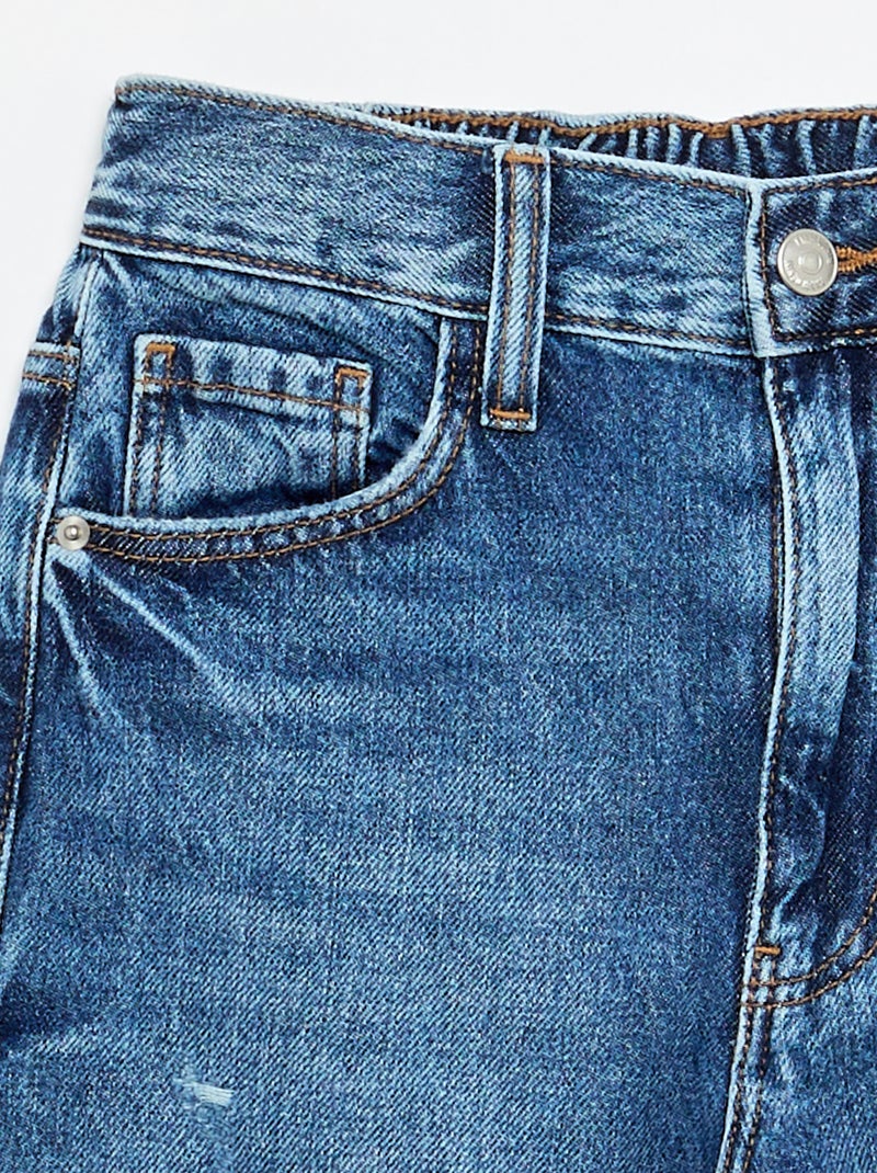 Pantalón vaquero ancho Azul - Kiabi