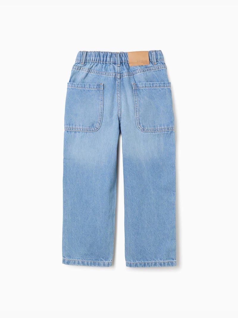 Pantalón vaquero baggy Azul claro - Kiabi