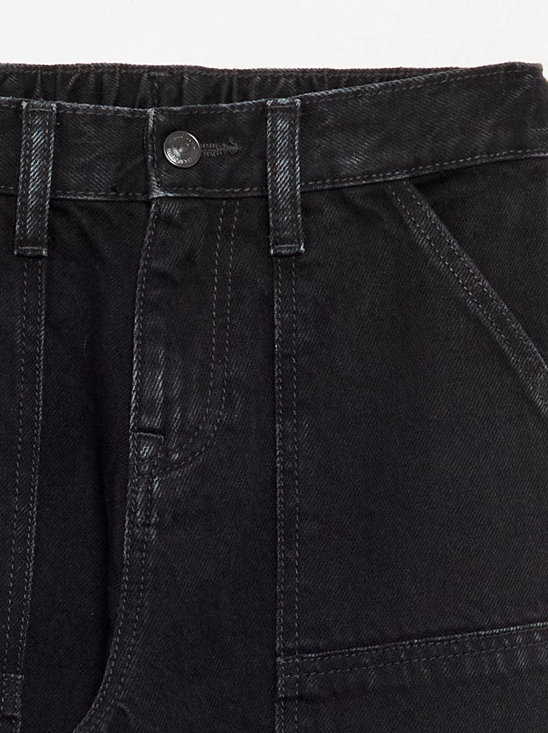 Pantalón vaquero baggy Gris - Kiabi