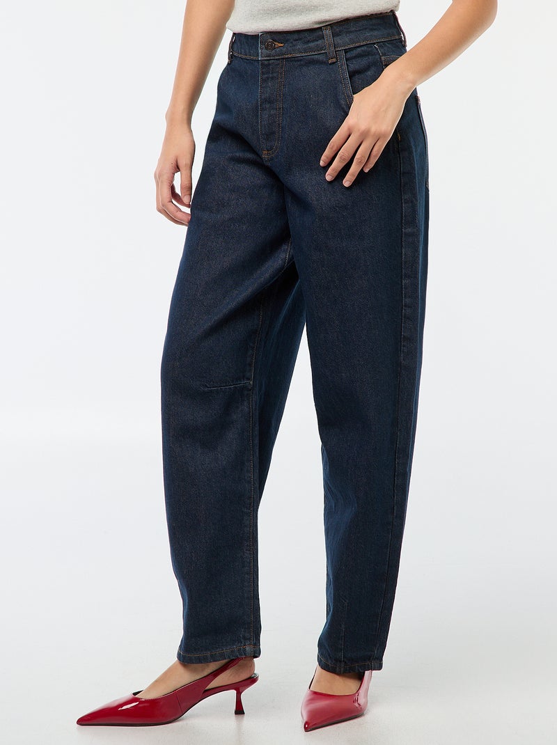 Pantalón vaquero barrel fit Azul - Kiabi