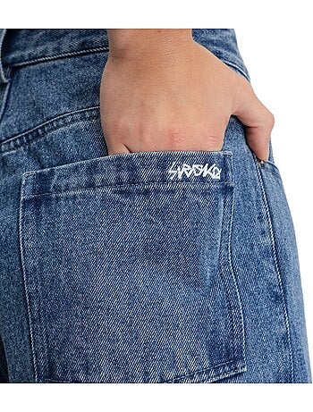 Pantalón vaquero barrel mujer lifestyle mujer voyager-w