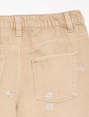 Pantalón vaquero bordado
