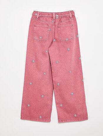 Pantalón vaquero bordado