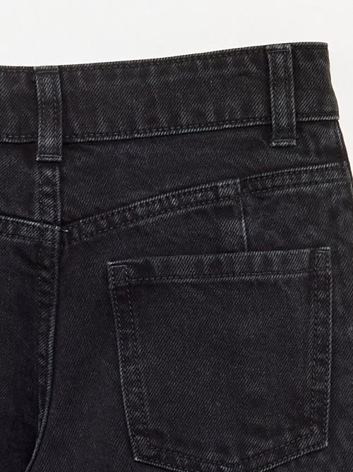 Pantalón vaquero con aplicaciones estampadas - Kiabi