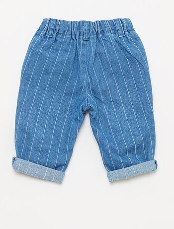 Pantalón vaquero con bolsillos de parche originales