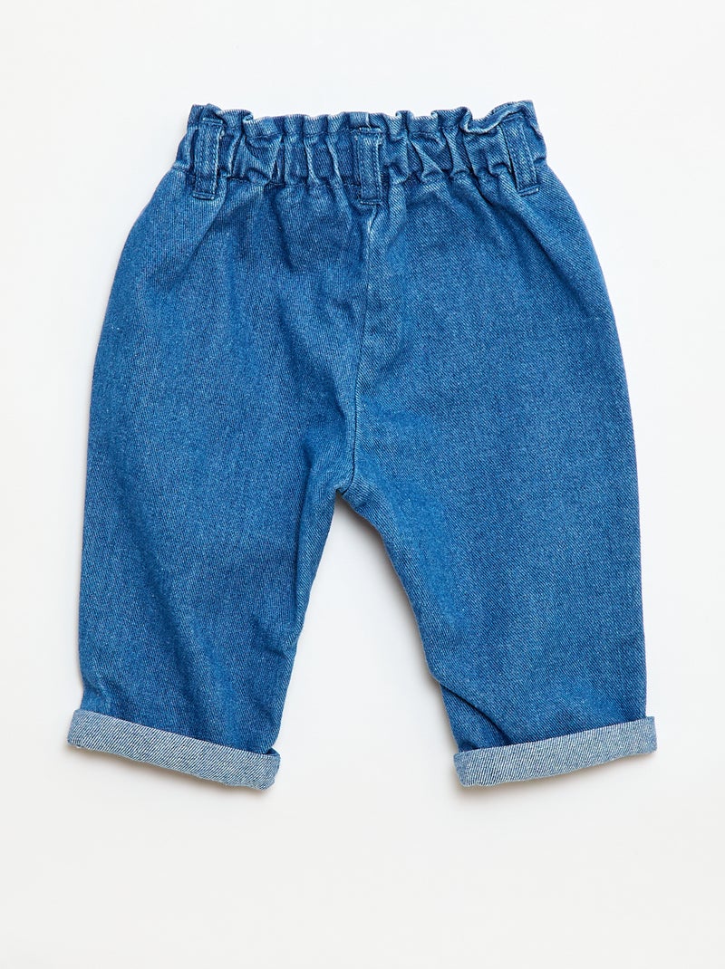 Pantalón vaquero con bolsillos originales Blanco - Kiabi