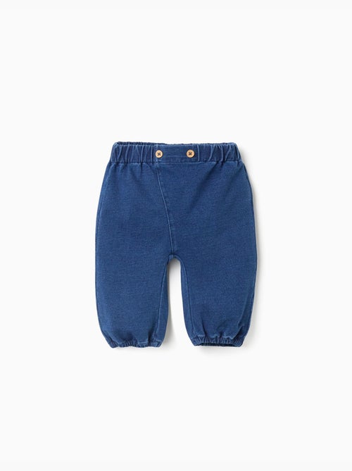 Pantalón vaquero con botones decorativos - Kiabi