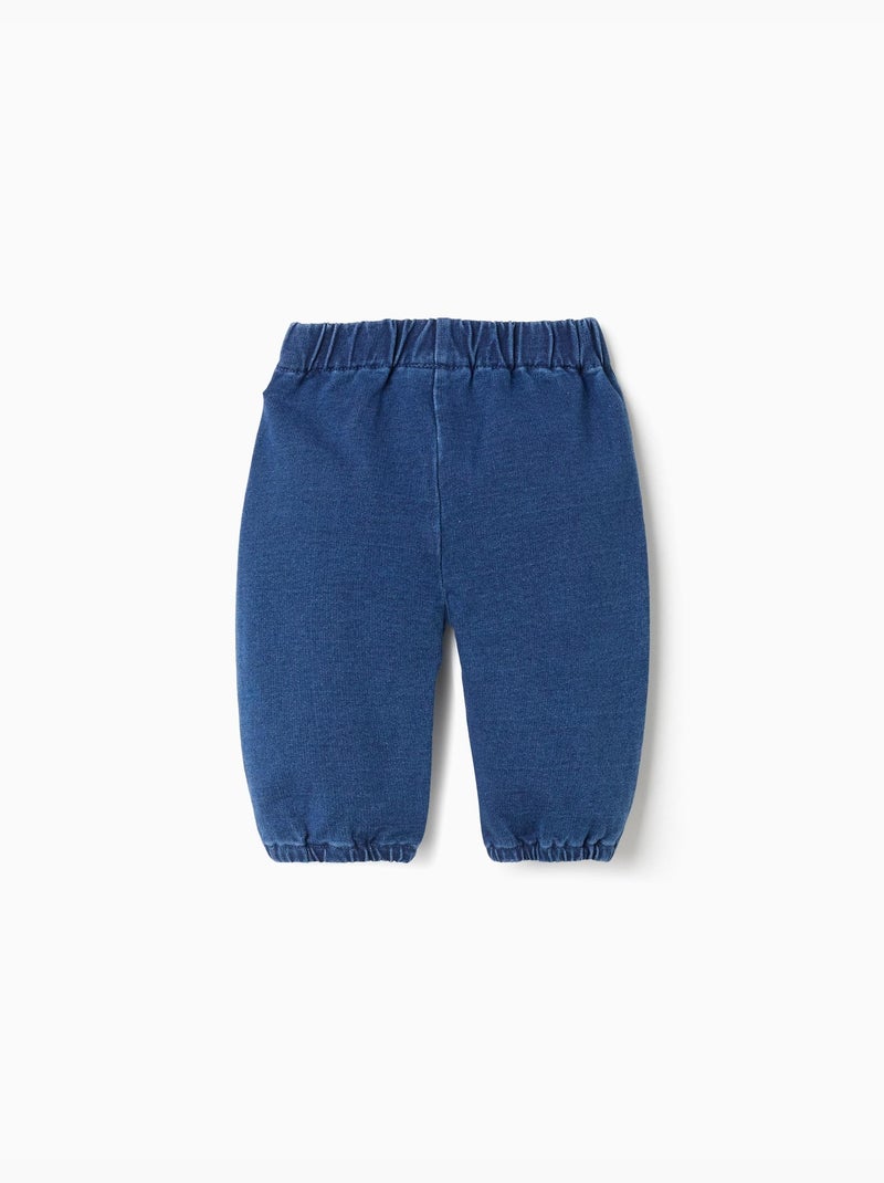 Pantalón vaquero con botones decorativos Azul claro - Kiabi
