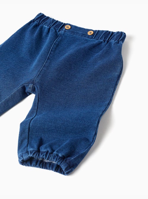 Pantalón vaquero con botones decorativos - Kiabi