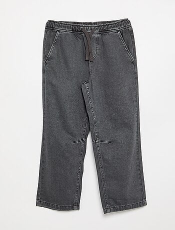 Pantalón vaquero con cintura elástica - corte cómodo
