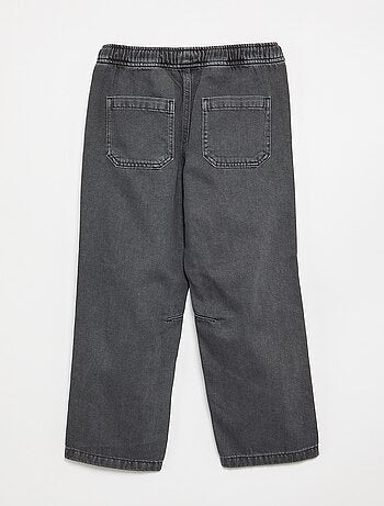 Pantalón vaquero con cintura elástica - corte cómodo