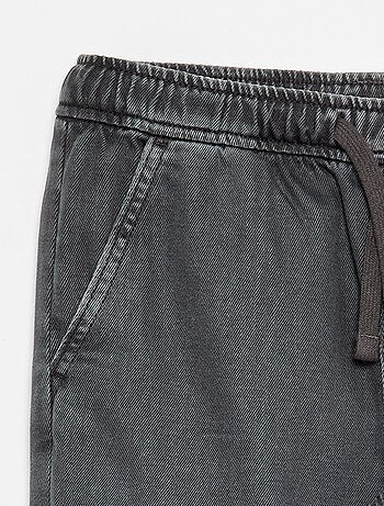 Pantalón vaquero con cintura elástica - corte cómodo