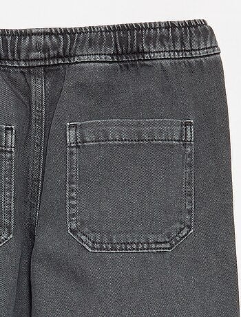Pantalón vaquero con cintura elástica - corte cómodo