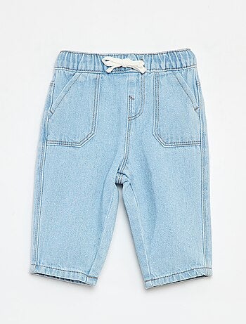 Pantalón vaquero con cintura elástica